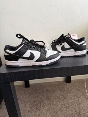 Nike Dunks Low-Top Sneakers in Black and White